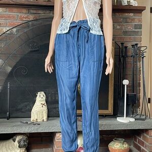 Stylish Blue Women's Pants